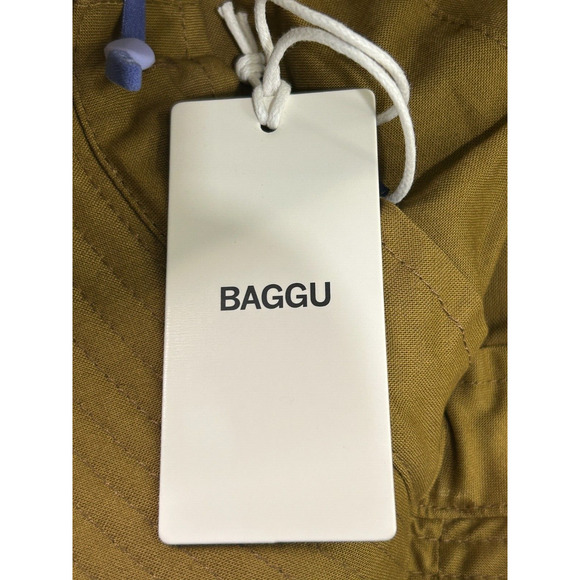 BAGGU Bucket Hat Adjustable Tamarind 90s Style Organic Cotton Tree Sprout Logo - Picture 5 of 9